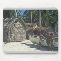 Mousepad, Three Children, PUKAPUKA by Theoldsouthpacific Mousepad, Three Children, PUKAPUKA