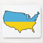 Mousepad: Ukrainian in USA mousepads