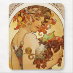 Mousepad Vintage Art Alfons Mucha Fruit