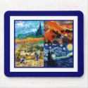 Mousepad Vintage Art Van Gogh Collage by Zazzle_Vintage Mousepad Vintage Art Van Gogh Collage