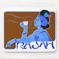 Mousepad: Vintage Rajah Coffee by VintageCabaret Mousepad: Vintage Rajah Coffee