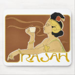 Mousepad: Vintage Rajah Coffee