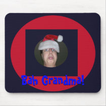Mousepad w/dark text - Bah Grandma!