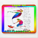 Mousepad w/dark text -LAGOS ART (MOJISOLA ONIFADE) mousepads