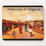 Mousepad w/dark text - Nigeria mousepads
