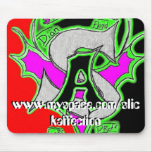 Mousepad w/light text