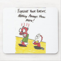 Mousepad with animated funny church signs by psnyder62546 Mousepad with animated funny church signs