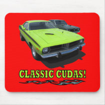 Mousepad with "CLASSIC CUDAS!" design