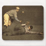 Mousepad With Vintage Baseball Print