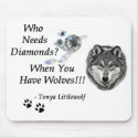 Mousepad - Wolf Mtn Sanctuary Diamonds Collection