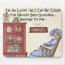 Mousepad-Worlds Best Grandma by forbes1954 Mousepad-Worlds Best Grandma
