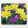 Mousepad  Yellow and Purple Tulips