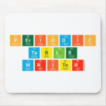 Periodic Table Writer Mousepads