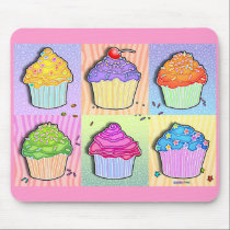 Mousepads - Pop Art Cupcakes mousepads