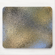 Mousepads with a metallic golden texture