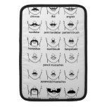 Moustache Chart Sleeve For MacBook Air