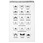 Moustache Chart Wall Calendars