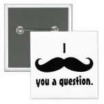 Moustache disguise funny mustache facial hair buttons
