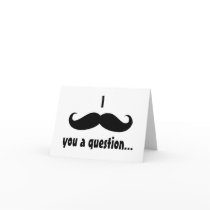 Moustache disguise funny mustache facial hair greeting cards