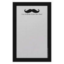 Moustache disguise funny mustache facial hair stationery paper