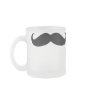 Moustache Glass Coffee Mug disguise funny mustache
