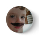Moustache Kid buttons