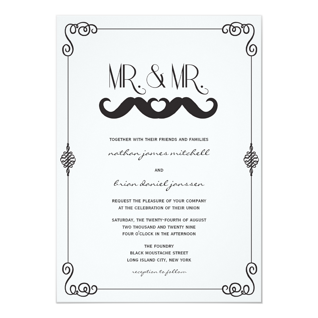 De boda Invitaciones de boda gay - Anuncios gay () De boda Invitaciones de boda gay - Anuncios gay ()