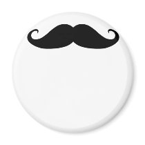 Moustache! Fridge Magnets