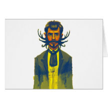 Moustache Man Card