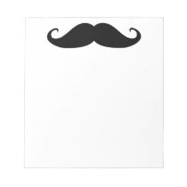 Moustache notepad!