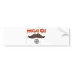 MOUSTACHE RIDES 25 CENTS BUMPER STICKER