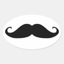 Moustache stickers