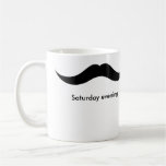 moustache weekend coffee mugs