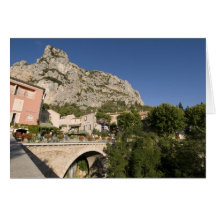 Moustiers-Sainte-Marie, Provence, France. Greeting Card