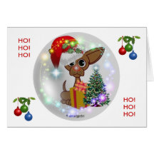 Mousy Dog Greeting Card