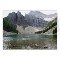 Moutain and Lake view Card