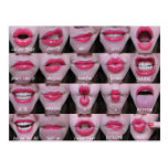 mouth expressions. postcards