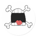 mouth n' crossbones stickers by kangarookid mouth n' crossbones stickers