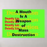 Mouth of desruction posters