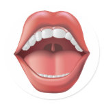 Mouth Open - sticker