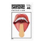 Mouth with Tongue Depressor Stamps