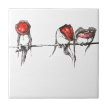 Mouths On A Wire Tile