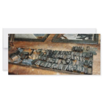 Movable Type Rack Card Design