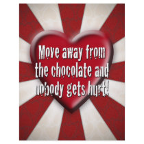 Move away from the chocolate... flyers by doodlematz Move away from the chocolate... flyers