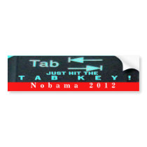 Move On ! Nobama 2012 Bumper Stickers