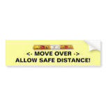 MOVE OVER Bumper Sticker