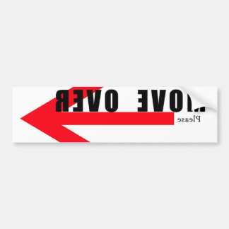 Move Over Bumper Stickers - Car Stickers | Zazzle