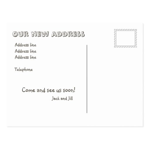 Moved CC0084 Postcard