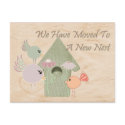 Moved To A New Nest Postcard by bwmedia Moved To A New Nest Postcard