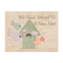 Moved To A New Nest Postcard